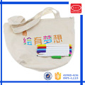 Kids Christmas gift permanent textile markers painting on handbag